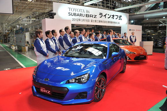 סובארו BRZ וטויוטה GT86