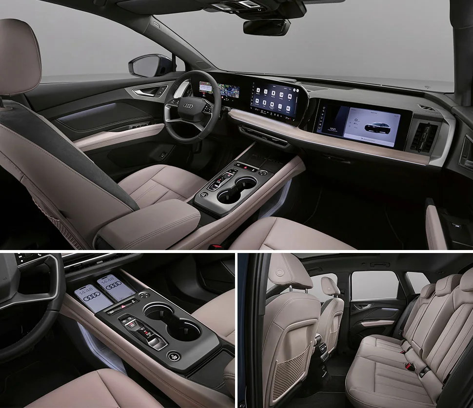 אודי Q4 e-tron החדש 2026 תא הנוסעים