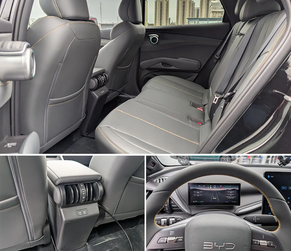 2026 BYD אטו 3 EVO תא הנוסעים