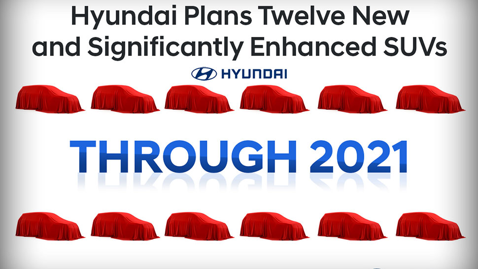יונדאי 12 דגמי SUV חדשים עד סוף 2021