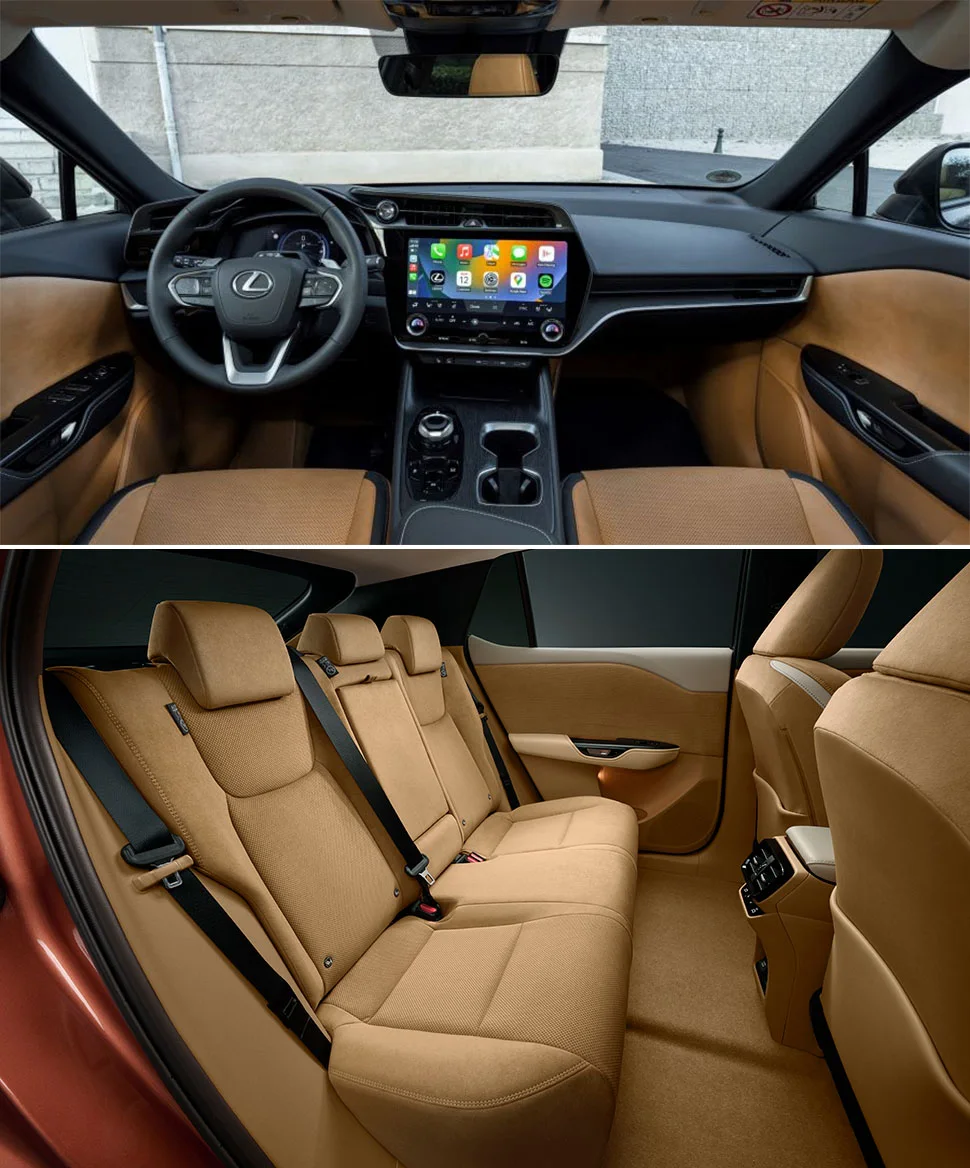 לקסוס RZ החדש תא הנוסעים