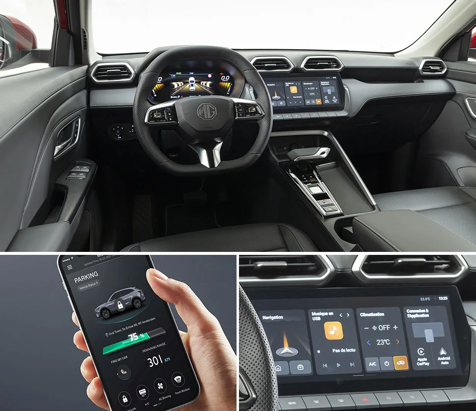 MG ZS תא הנוסעים