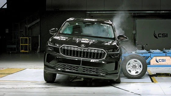סקודה קודיאק 2024 החדש מבחן ריסוק NCAP