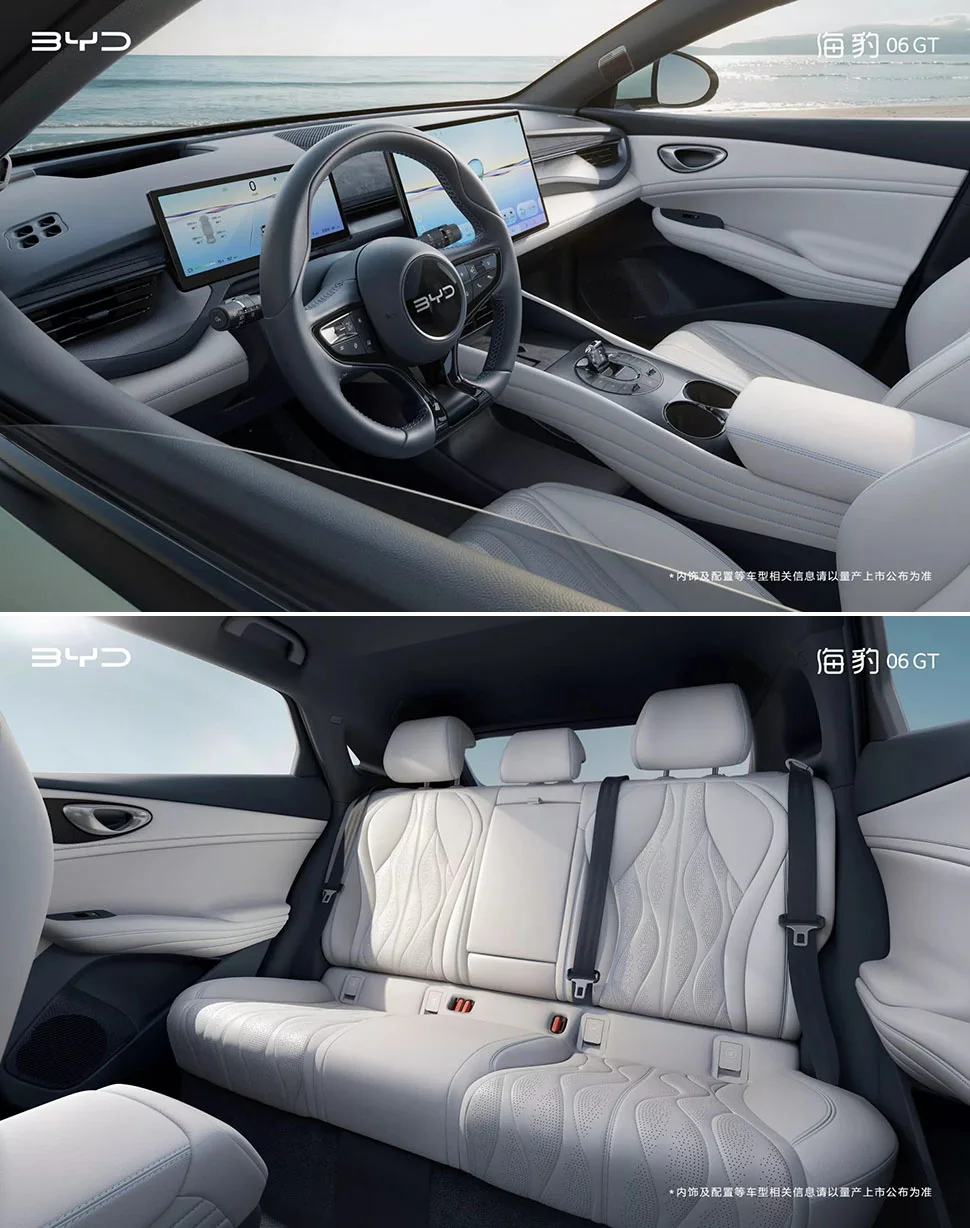 BYD סיל 06GT תא הנוסעים