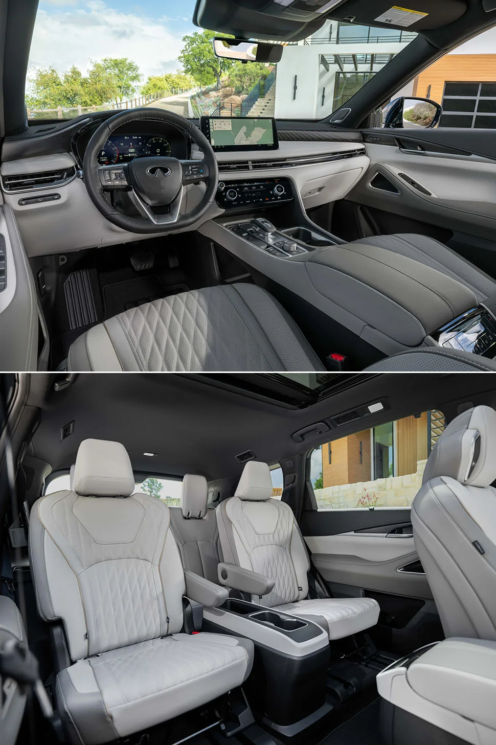 אינפיניטי QX60 תא הנוסעים