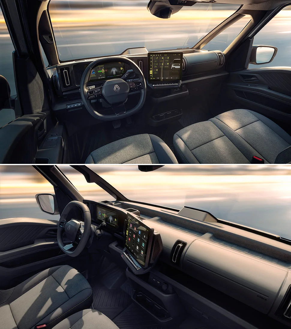 רנו טראפיק E-TECH תא הנוסעים