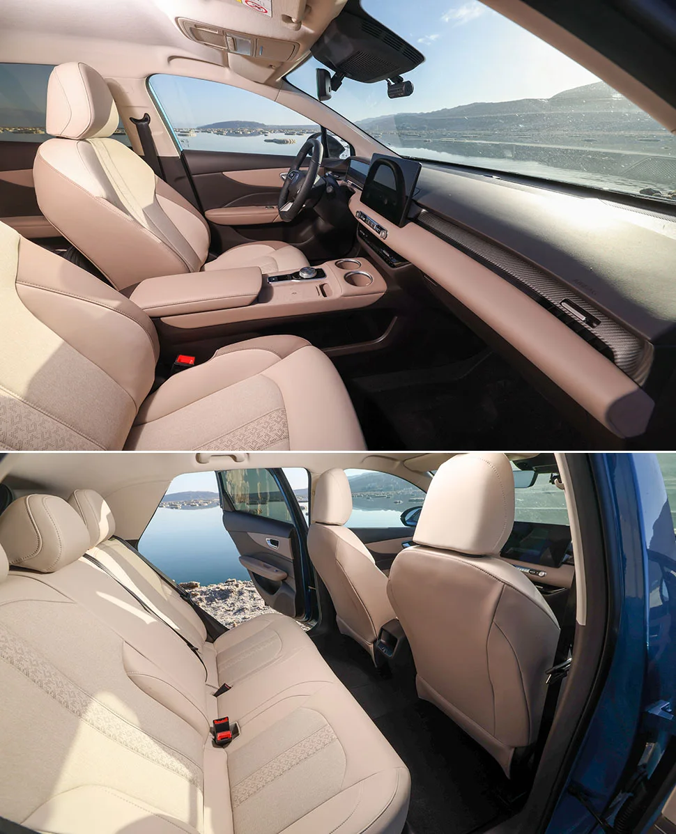 MG4 החדשה תא הנוסעים