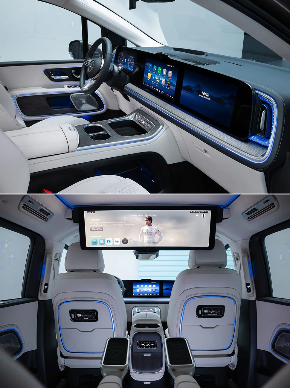 2026 מרצדס VLE תא הנוסעים