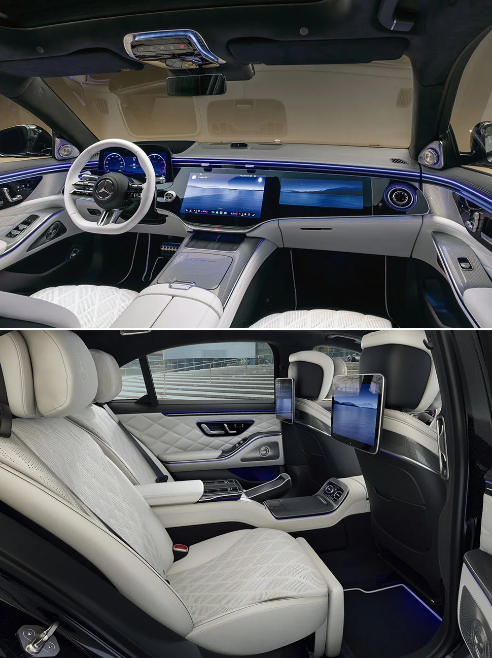 מרצדס S קלאס החדשה תא הנוסעים