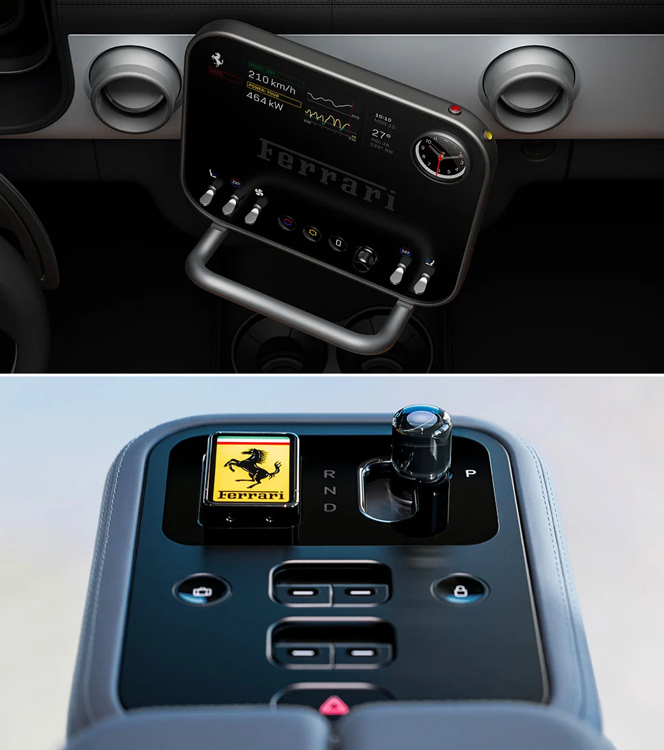 פרארי לוצ'ה תא הנוסעים