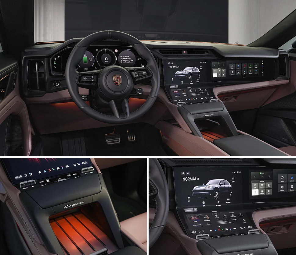 פורשה קאיין EV תא הנוסעים