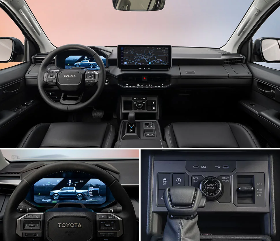 טויוטה היילקס החדש תא הנוסעים