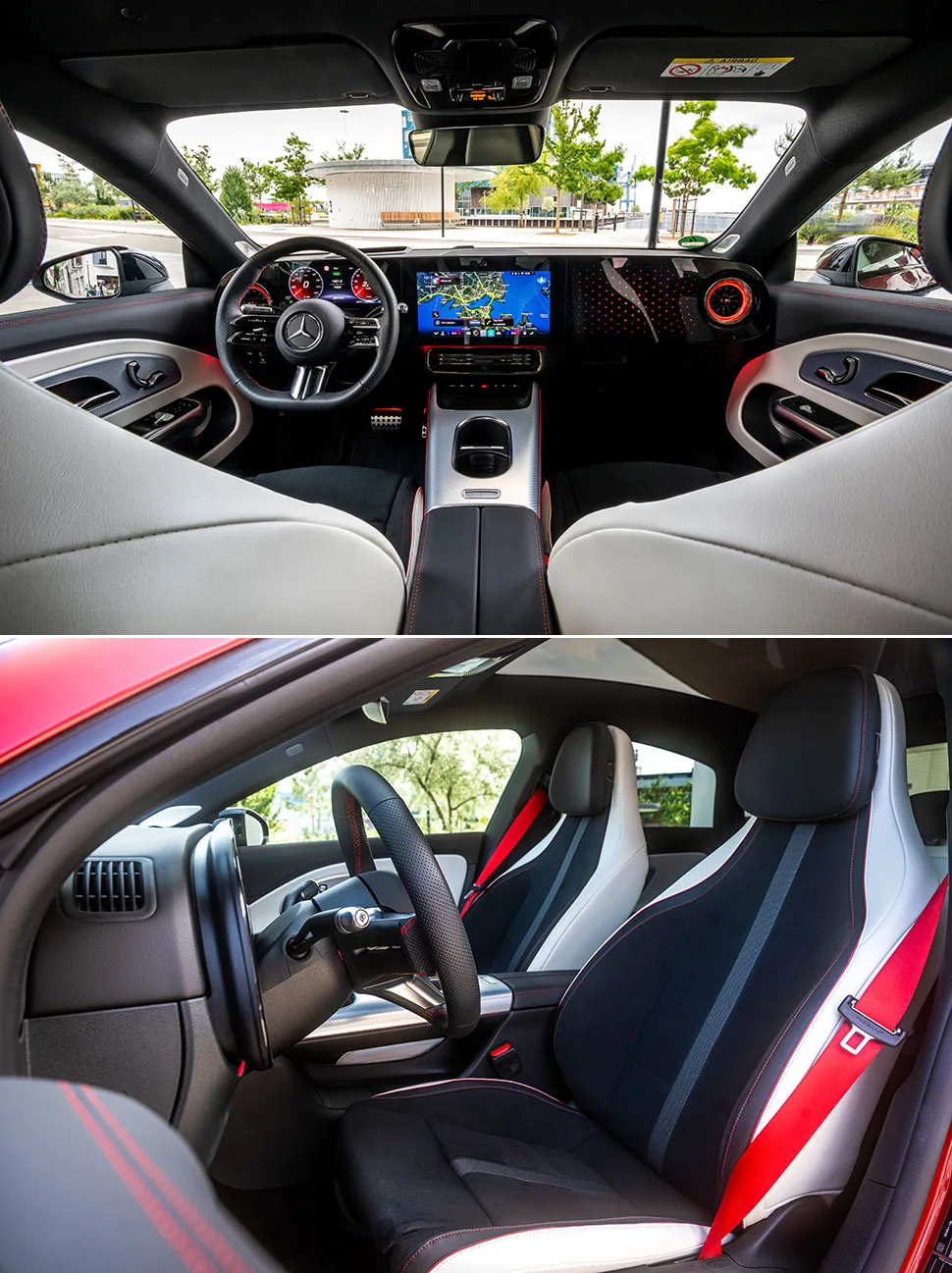 מרצדס CLA EQ תא הנוסעים