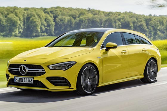 2019 מרצדס CLA35 AMG שוטינג ברייק