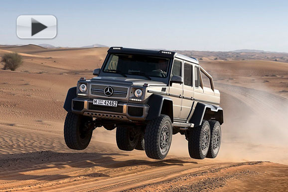 מרצדס G63 AMG 6X6 - לסוף כדור הארץ ומעבר