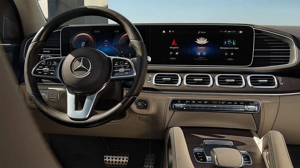 תא הנוסעים נלקח ישירות מה-GLE החדש 2019 מרצדס GLS החדש תא הנוסעים