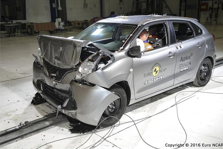 2016 סוזוקי בלנו החדשה מבחן ריסוק NCAP