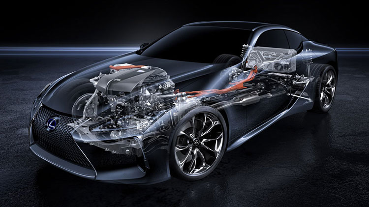 2016 לקסוס LC500H