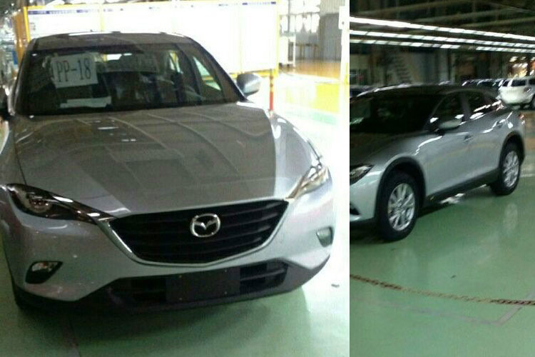 מאזדה CX-4 קופה החדש נתפס בעדשת המצלמה מאזדה CX-4 ריגול