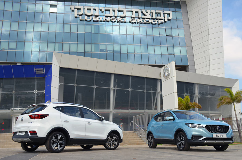 טווח נסיעה של 263 קילומטר MG ZS EV חשמלי