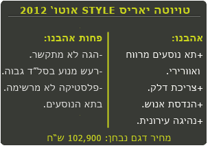 יאריס החדשה הטוב והרע