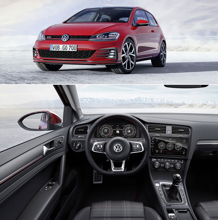 2017 גולף GTI המחודשת 2017 פולקסווגן גולף GTI המחודשת
